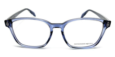 Alexander McQueen® AM0244O AM0244O 004 53 - Blue Eyeglasses