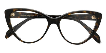 Alexander McQueen® AM0287O AM0287O 002 54 - Havana Eyeglasses