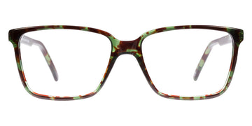 Andy Wolf® 4510 ANW 4510 D 55 - Brown/Green D Eyeglasses