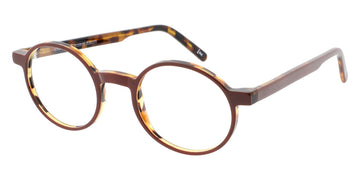 Andy Wolf® 4511 ANW 4511 J 48 - Brown/Yellow J Eyeglasses