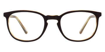 Andy Wolf® 4518 ANW 4518 K 51 - Brown/Yellow K Eyeglasses