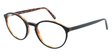 Andy Wolf® 4530 ANW 4530 J 53 - Black/Orange J Eyeglasses