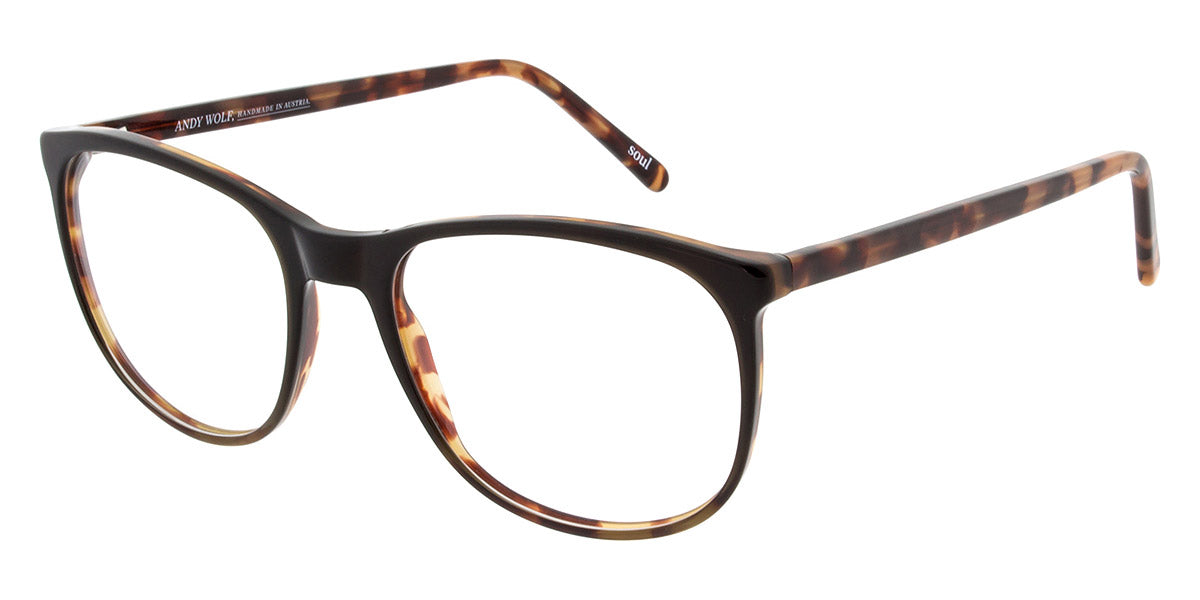 Andy Wolf® 4564 ANW 4564 F 55 - Brown/Yellow F Eyeglasses