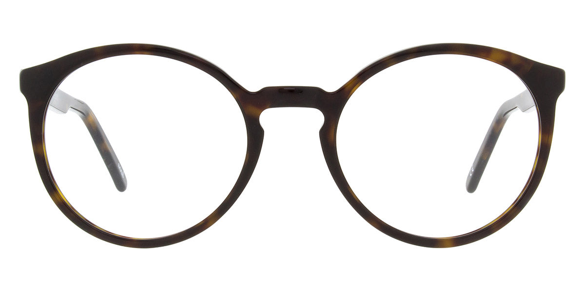 Andy Wolf® 4566 ANW 4566 B 52 - Brown/Yellow B Eyeglasses