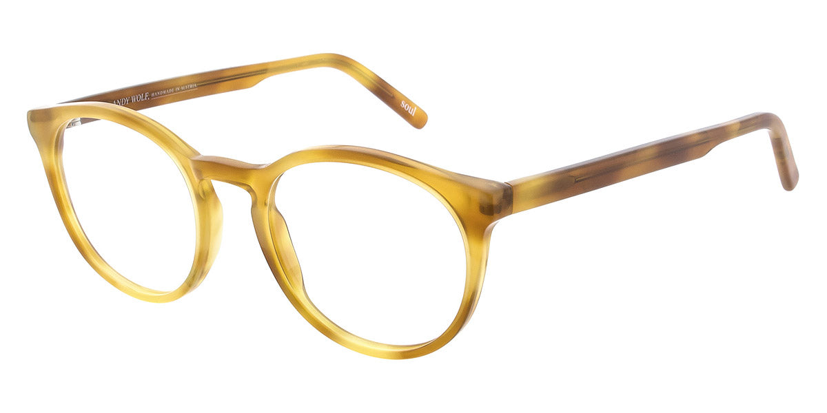 Andy Wolf® 4567 ANW 4567 H 49 - Yellow/Brown H Eyeglasses