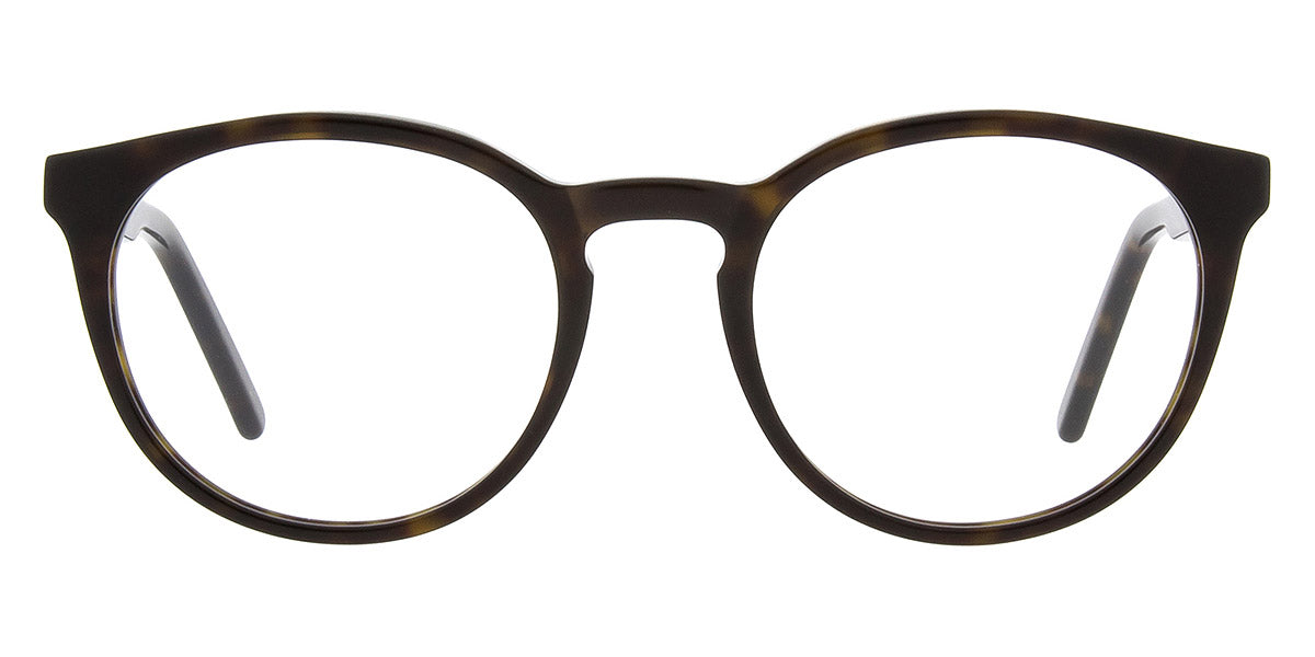 Andy Wolf® 4567 ANW 4567 O 49 - Brown/Yellow O Eyeglasses