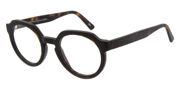 Andy Wolf® 4570 ANW 4570 B 49 - Brown/Yellow B Eyeglasses