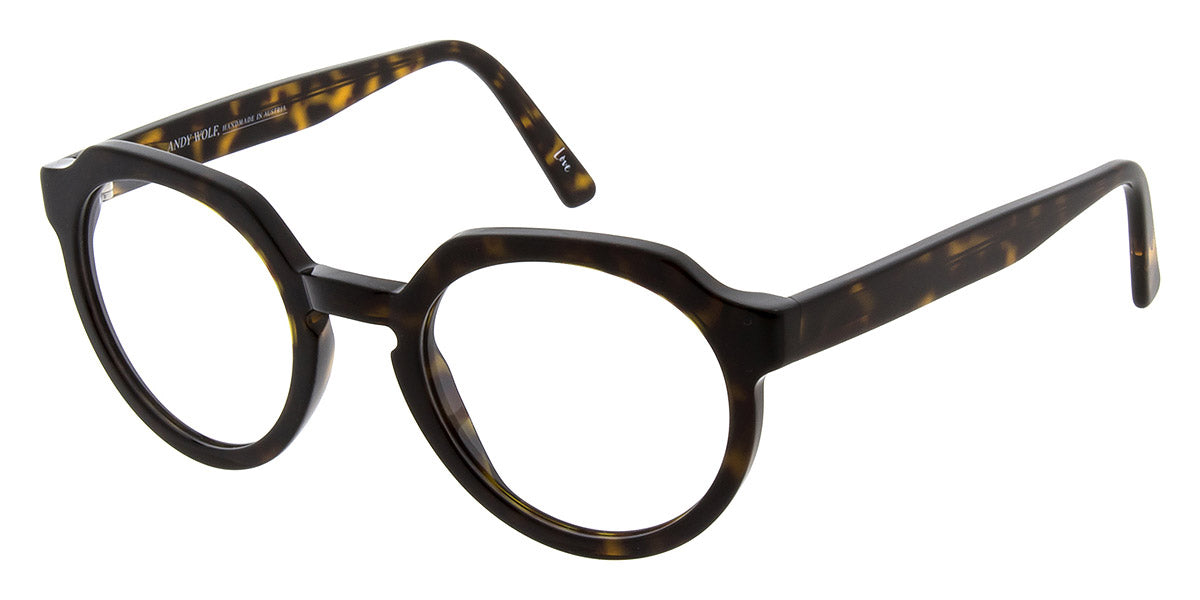 Andy Wolf® 4570 ANW 4570 H 49 - Brown/Yellow H Eyeglasses