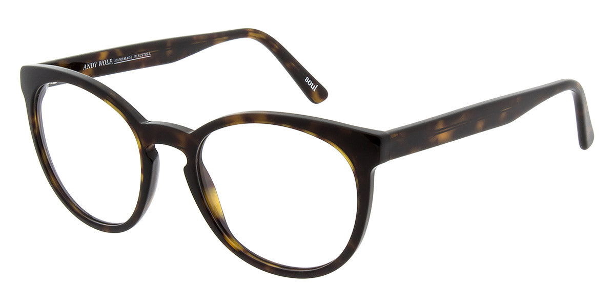 Andy Wolf® 4571 ANW 4571 B 52 - Brown/Yellow B Eyeglasses