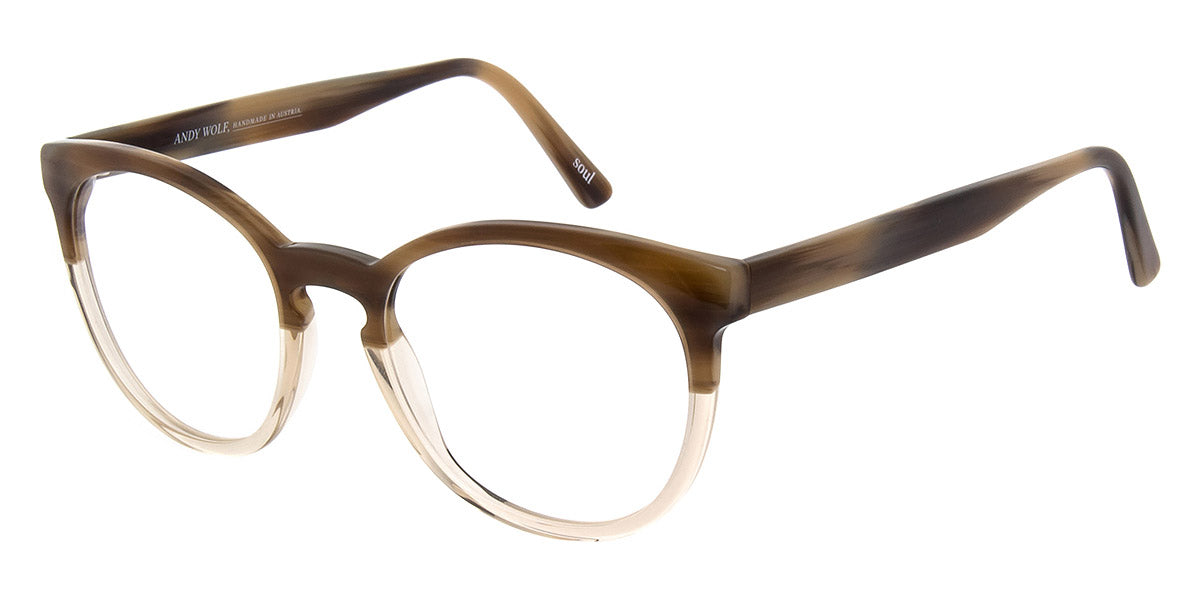 Andy Wolf® 4571 ANW 4571 E 52 - Brown/Crystal E Eyeglasses