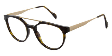 Andy Wolf® 4587 ANW 4587 B 52 - Brown/Gold B Eyeglasses