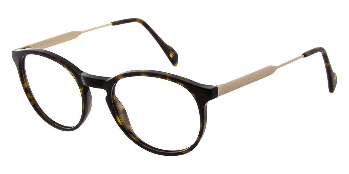 Andy Wolf® 4588 ANW 4588 B 51 - Brown/Gold B Eyeglasses