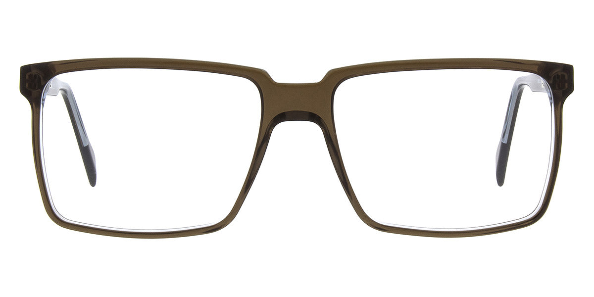 Andy Wolf® 4592 ANW 4592 08 57 - Brown/Yellow 08 Eyeglasses