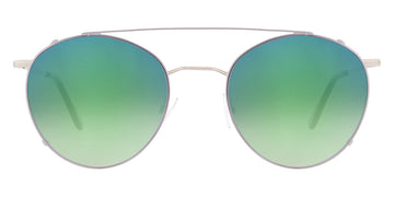 Andy Wolf® 4734 Clip ANW 4734 Clip 05 50 - Silver/Green 05 Sunglasses