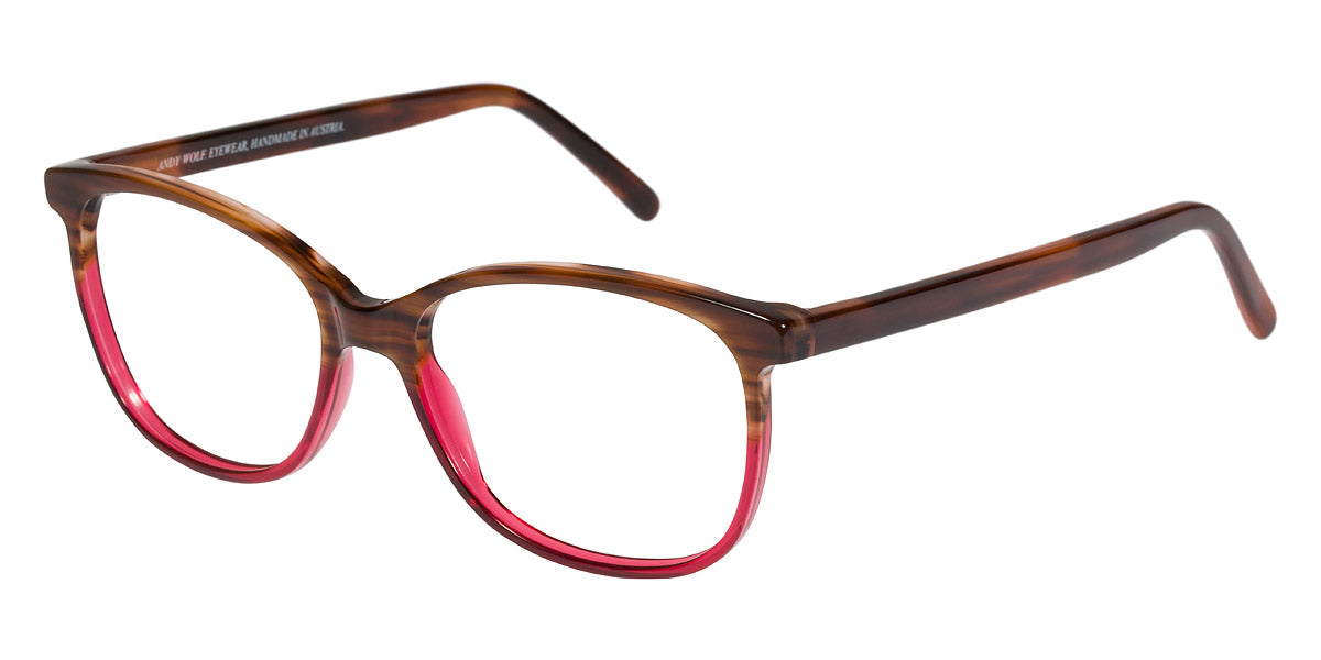 Andy Wolf® 5035 ANW 5035 W 54 - Brown/Berry W Eyeglasses