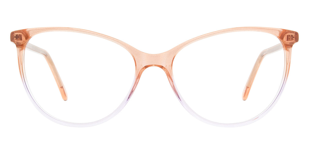 Andy Wolf® 5076 ANW 5076 F 55 - Orange/White F Eyeglasses