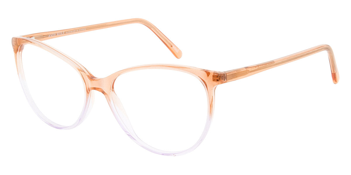 Andy Wolf® 5076 ANW 5076 F 55 - Orange/White F Eyeglasses