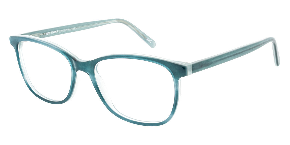 Andy Wolf® 5080 ANW 5080 C 50 - Teal C Eyeglasses