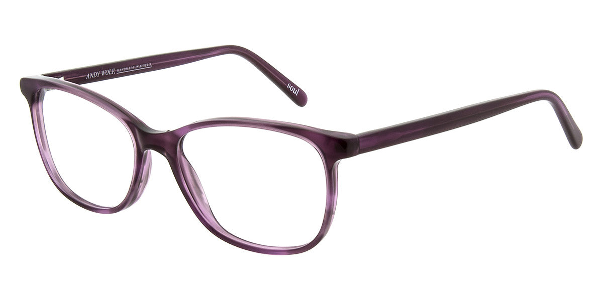 Andy Wolf® 5080 ANW 5080 O 50 - Violet O Eyeglasses