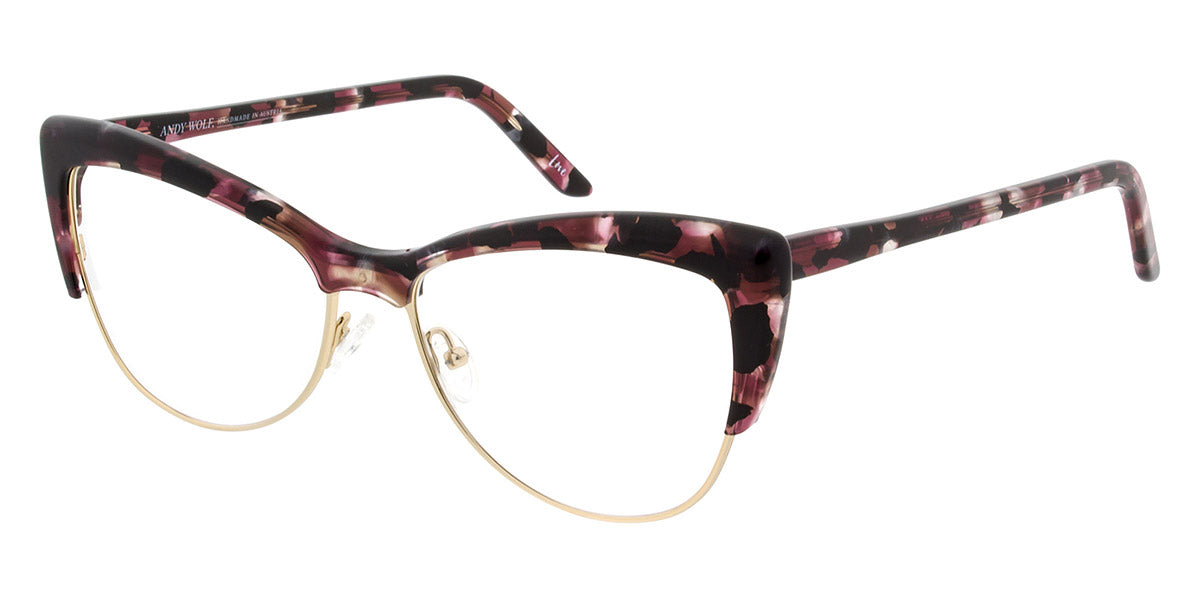 Andy Wolf® 5082 ANW 5082 C 56 - Berry/Gold C Eyeglasses