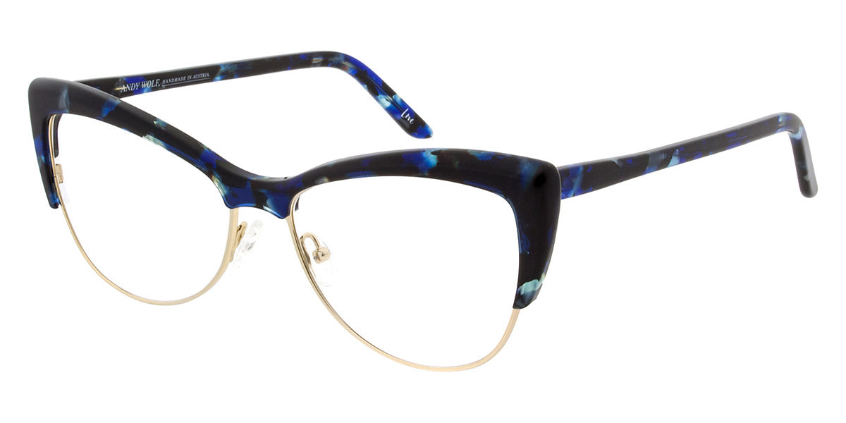 Andy Wolf® 5082 ANW 5082 D 56 - Teal/Gold D Eyeglasses