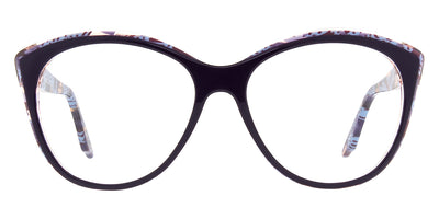 Andy Wolf® 5089 ANW 5089 E 56 - Black/Colorful E Eyeglasses