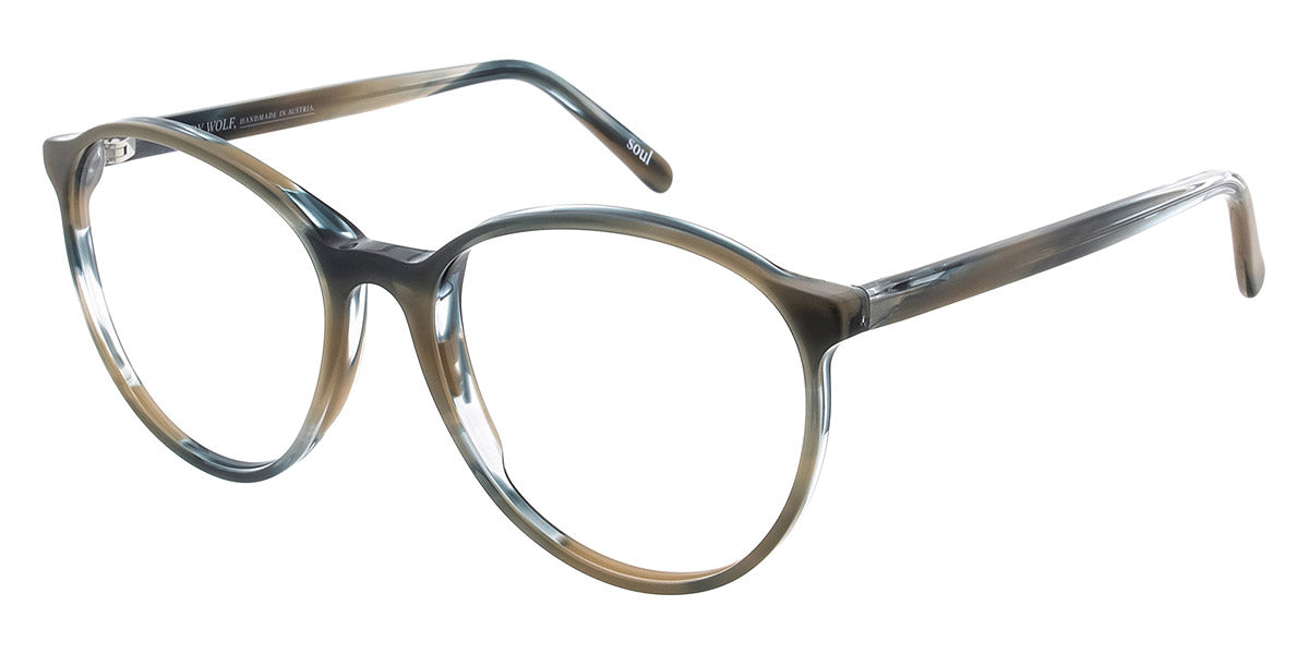 Andy Wolf® 5091 ANW 5091 J 55 - Gray/Blue J Eyeglasses