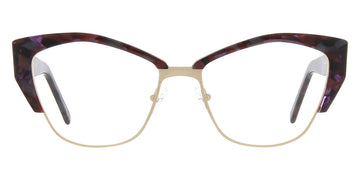 Andy Wolf® 5093 ANW 5093 D 56 - Violet/Gold D Eyeglasses