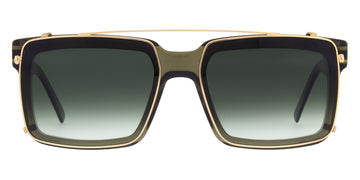 Andy Wolf® AW05 Clip ANW AW05 Clip 02 61 - Gold/Green 02 Sunglasses