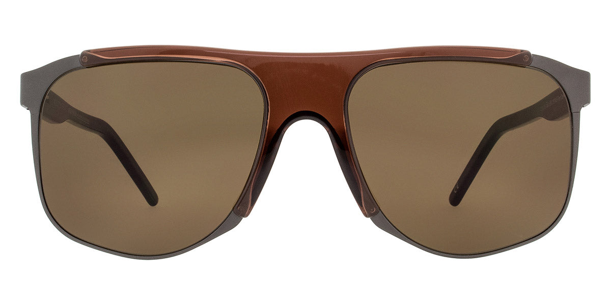 Andy Wolf® Dimitri Sun ANW Dimitri Sun C 58 - Gun/Brown C Sunglasses