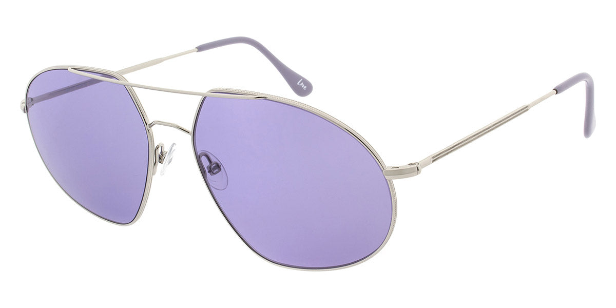 Andy Wolf® Quincy Sun ANW Quincy Sun C 61 - Silver/Violet C Sunglasses