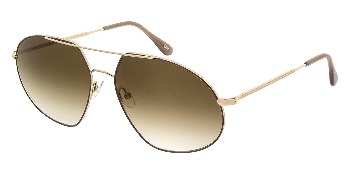 Andy Wolf® Quincy Sun ANW Quincy Sun H 61 - Gold/Brown H Sunglasses