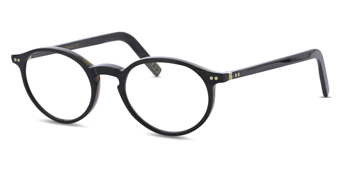 Lunor® B1 01 LUN B1 01 501 47 - 501 - Black Horn Eyeglasses