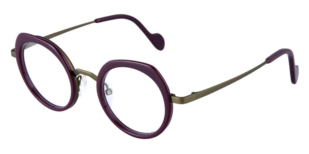 NaoNed® Balaneg NAO Balaneg 43PR 44 - Solid Grape Juice / Khaki Eyeglasses