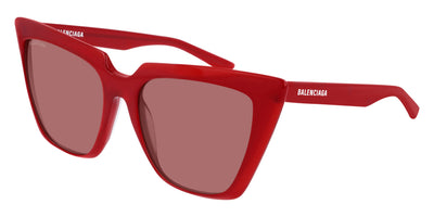 Balenciaga® BB0046S BB0046S 004 55 - Red / Red Sunglasses