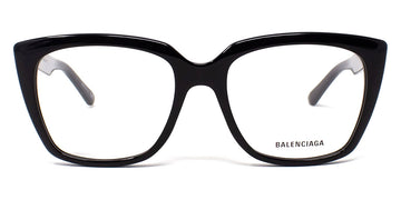 Balenciaga® BB0062O BB0062O 001 53 - Black Eyeglasses