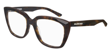 Balenciaga® BB0062O BB0062O 002 53 - Havana Eyeglasses