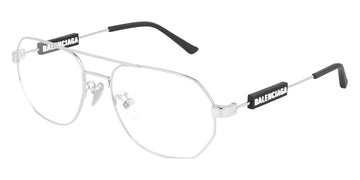 Balenciaga® BB0117O BB0117O 002 57 - Silver Eyeglasses