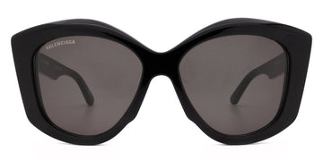 Balenciaga® BB0126S BB0126S 001 56 - Black / Gray Sunglasses