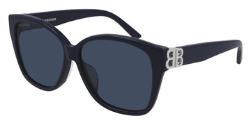 Balenciaga® BB0135SA BB0135SA 004 59 - Blue / Silver / Blue Sunglasses