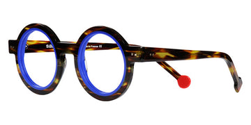 Sabine Be® Be Addict - Shiny Veined Tortoise Dark / Shiny Blue Klein Eyeglasses