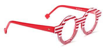 Sabine Be® Be Addict Stripe - Shiny Red Fat Stripes / Shiny Red Slim Stripes Eyeglasses