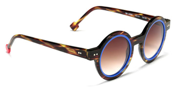 Sabine Be® Be Addict Sun - Shiny Veined Tortoise Dark / Shiny Blue Klein Sunglasses