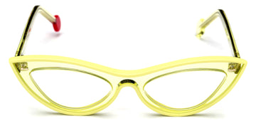 Sabine Be® Be Bikini Line - Shiny Translucent Yellow / Shiny Solid Yellow Eyeglasses