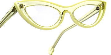 Sabine Be® Be Bikini Line - Shiny Translucent Yellow / Shiny Solid Yellow Eyeglasses