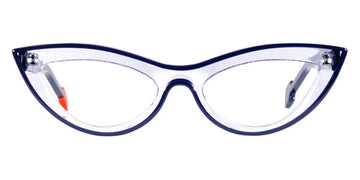 Sabine Be® Be Bikini Line - Shiny Crystal / Shiny Midnight Blue Eyeglasses