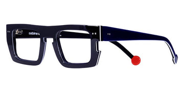 Sabine Be® Be Bossy - Shiny Midnight Blue / White / Shiny Navy Blue Eyeglasses