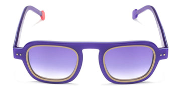 Sabine Be® Be Factory Sun - Matte Purple / Matte Beige Sunglasses