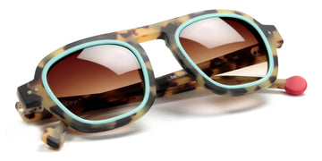 Sabine Be® Be Factory Sun - Matte Tokyo Tortoise / Matte Turquoise Sunglasses