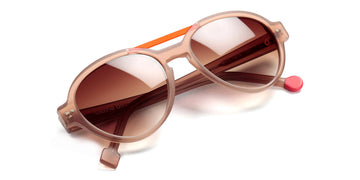 Sabine Be® Be Hype Sun - Beige Translucent Matte / Orange Shiny Satin Sunglasses